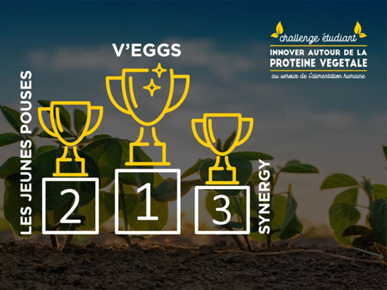 AIRFIC 30 – V’EGGS gagne le challenge étudiant Protéine Végétale